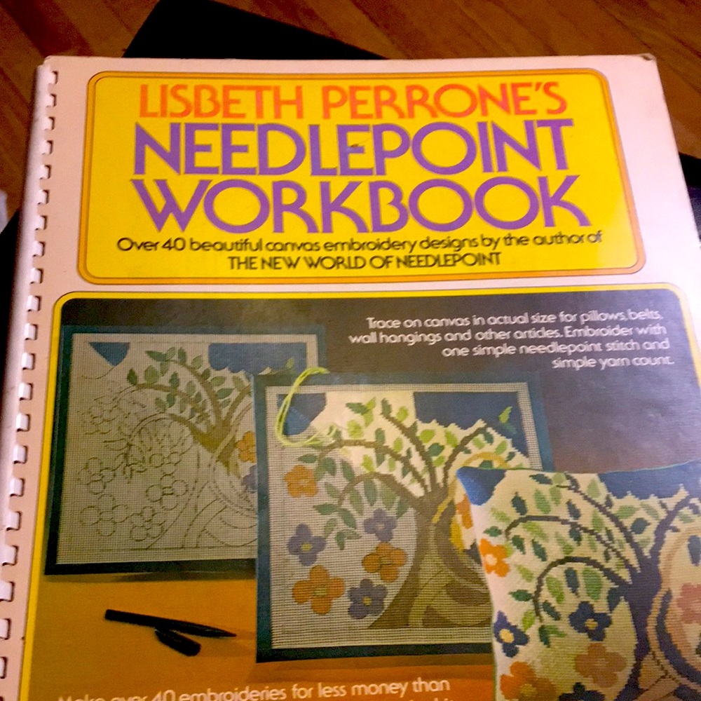 Lisbeth Perrones Needlepoint workbook 40 designs